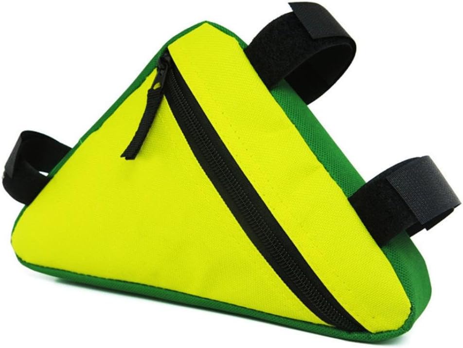 Dartphew Bike Accessories,Outdoor Waterproof Bicycle Front Frame Bag Cycling Bike Tube Pouch Holder Saddle Panniers DIY For Outdoor Hiking Camping Hunting Fishing Cycling (Yellow)