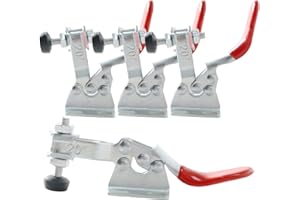 Ohamtes 4PCS Carbon Steel Type 201, 60 lbs Clamping Force Quick Clamping Tool, Horizontal Quick Clamp