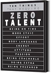 10 Things That Require Zero Talent Motivational