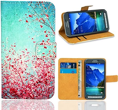 Samsung Galaxy S5 Active Case, FoneExpert® Premium Leather Kickstand Flip Wallet Bag Case Cover For Samsung Galaxy S5 Active