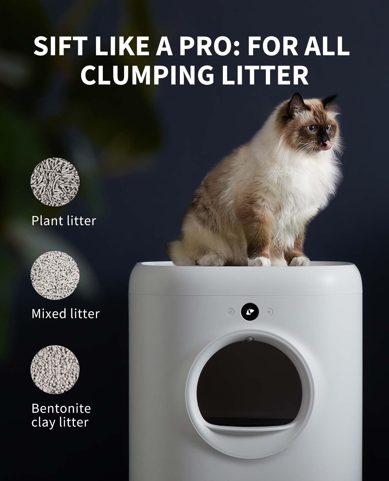 PETKIT New Updated PuraX Self-Cleaning Cat Litter Box, Scooping Free Automatic Cat Litter Box for Multiple Cats with Litter Mat, xSecure/Odor Removal/APP Control