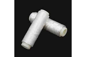 ANGLER DREAM AnglerDream Bait Elastic Thread Sea Fishing Tying Material 0.2mm 656FT Per Spool Stretchy Invisible Sea Fishing Line Keeping Bait On Hook