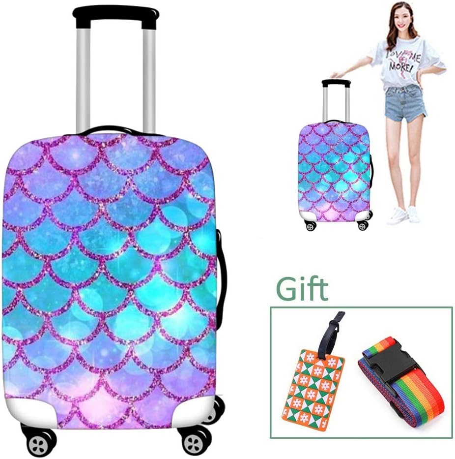 Luggage cover Funda de Maleta de impresión 3D Elástica Lavable No