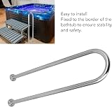 Qcwwy U Shaped Stainless Steel Pool Hand Grab Rail for Hot Tub Safety view 4