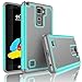 Tekcoo LG Stylo 2 Plus Case, LG Stylus 2 Plus Case, [Tmajor Series] Shock Absorbing [Turquoise] Hybrid Rubber Plastic Impact Defender Rugged Case Cover for LG G Stylo 2 Plus MS550 K530 K535