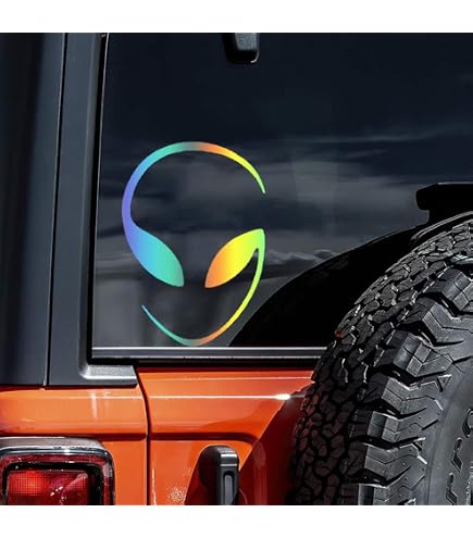 Amazon.com - Reflective Space Invaders Alien Black Window Outdoor