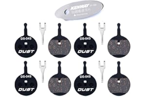 CYCEARTH 4 Pairs Bicycle Bike Disc Brake Pads for Avid Mechanical BB5 Giant ATX 770D 600 650 Merida 530 MTB Bike(Semi-Metalli