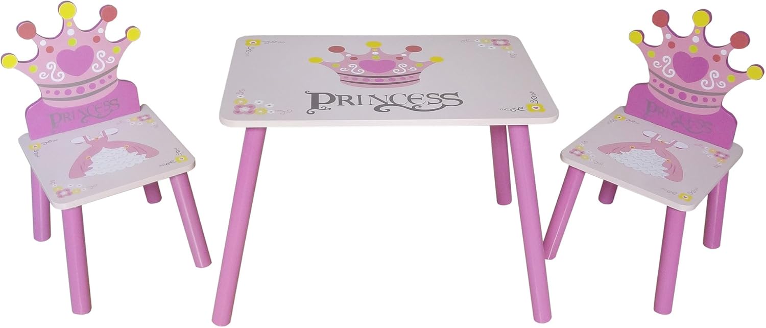 childrens princess table and chairs