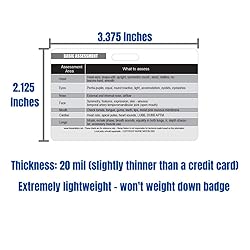 Basic Patient Assessment Reference Horizontal Badge