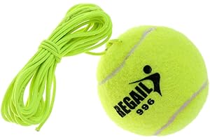menolana Ball with String Tether Perfect for Tennis Trainer Tennis Training and Practice - Durable & Compact