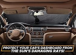 EcoNour Patented Design Car Windshield Sun Shade