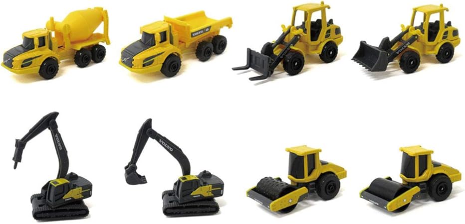 Amazon Maisto Volvo 3インチ コンストラクション 8種セット ボルボ 建設機械 マイスト ミニカー 0 015 ミニカー ダイキャストカー おもちゃ