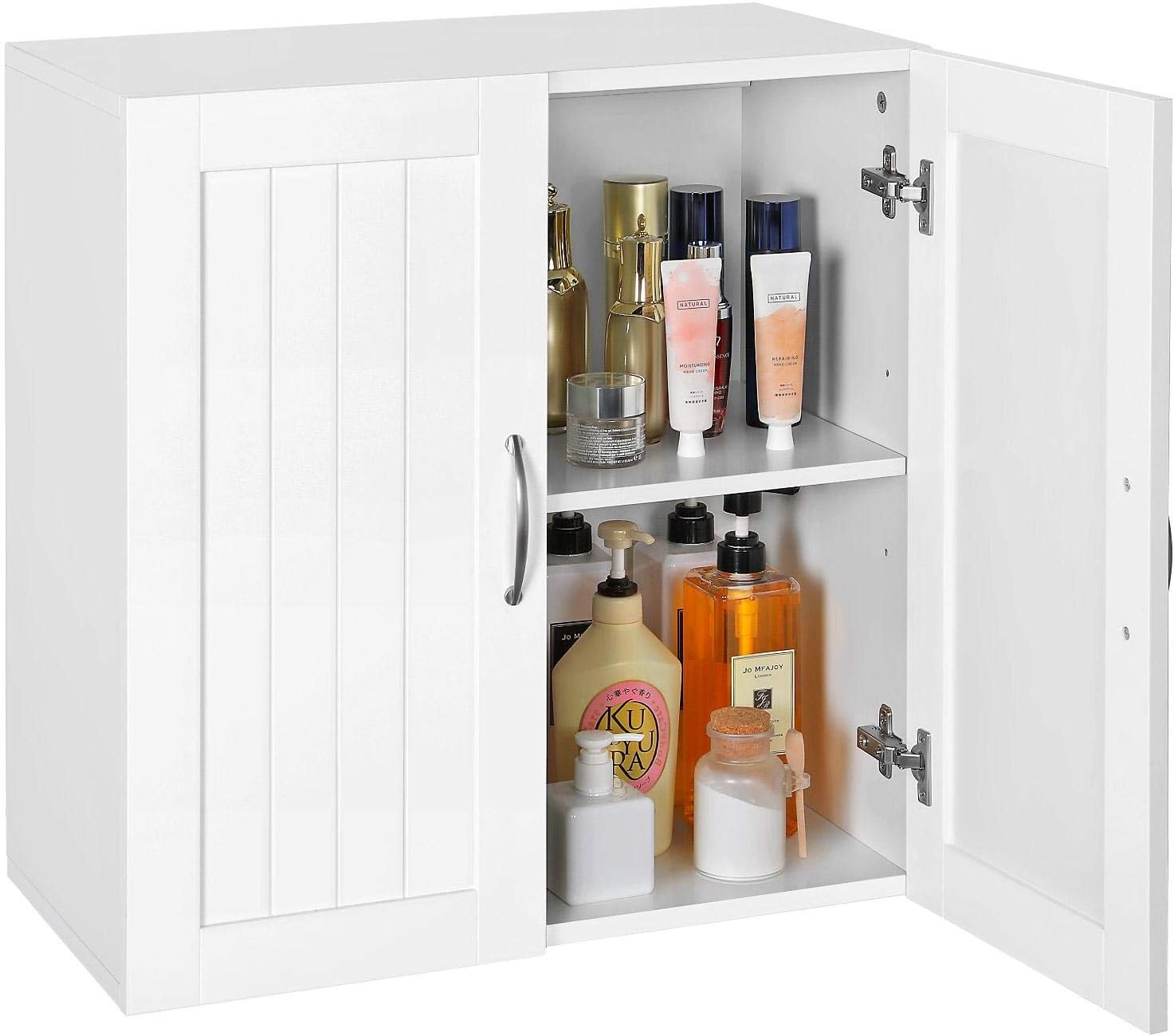 Yaheetech Kitchen Cupboard Storage Organiser/Unit with Double Door and