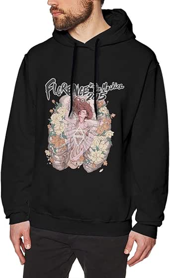 Amazon.com: Florence and The Machine Hoodie Men Leisure Long Sleeve Pullover No Pocket Top: Clothing
