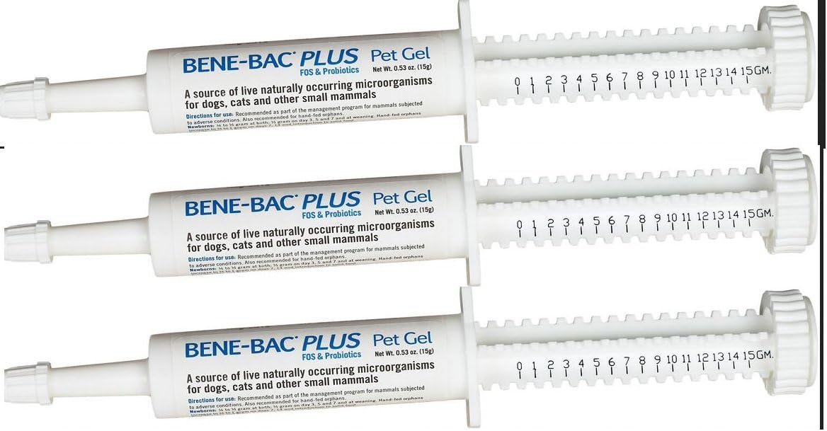 Tapestries - (3 Pack probiotique Pet Gel 15g Chaque X 3 Seringues