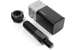 FOREVTL Replacement Mandrel for Rivet nut Tool, Manual Rivet nut Gun Mandrel and Nose Pieces Accessary (SAE 1/2-13, 1pcs)