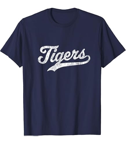 Amazon.com: Vintage Tigers Inspirational Athletic Name Design Gift