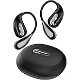 Monster Open Ear AC210 Headphones, Bluetooth 5.4 Earphones Stereo Sound, Wireless Headphones 30 Hours Playback, Type-C Charging, HD Clear Calls, Touch Control, IPX5 Waterproof Open Ear Earbuds,Black