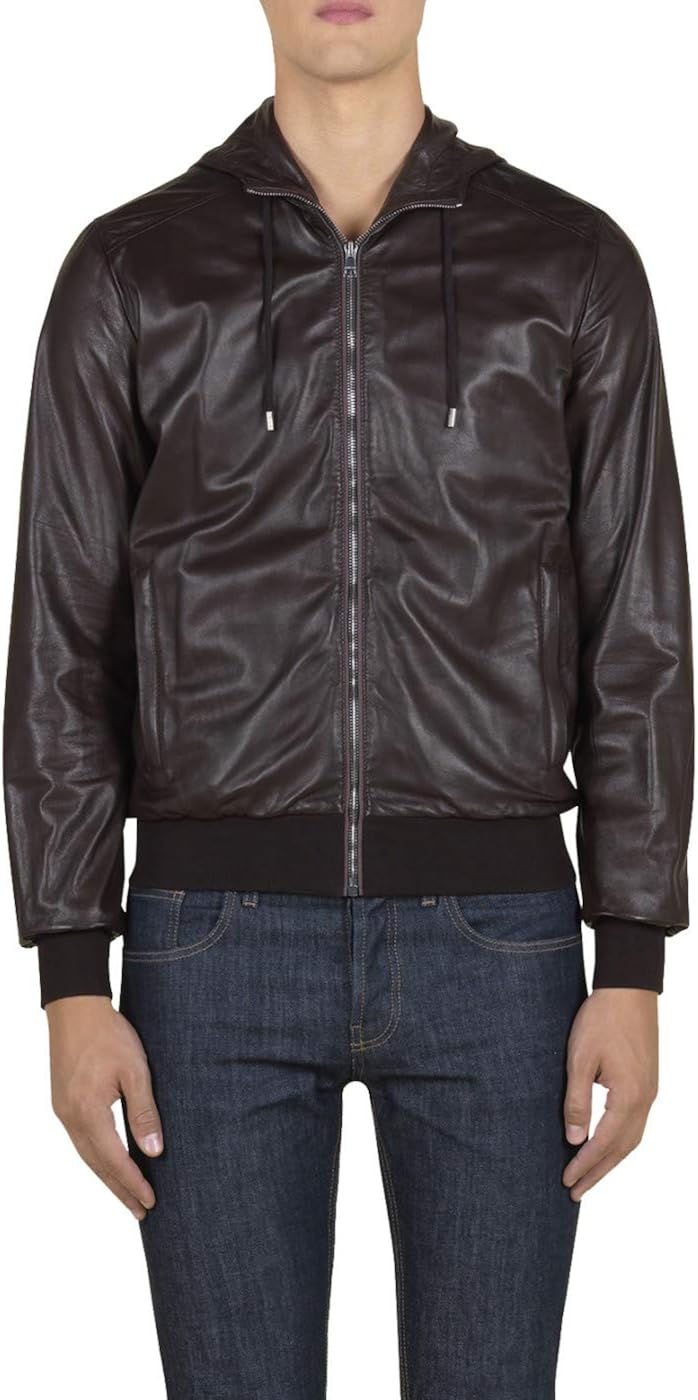 gucci leather bomber jacket mens