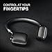 CLOUD FOX H2 Bluetooth Headphones On-Ear, Lightweight Wireless and Wired Headphones with Mic & 12-Hour Battery, Powerful Bass Headset with Soft Memory-Protein Cushions for Cell Phones, PC and Tabletsthumb 2