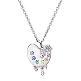 Gifts for Artist Painter-Artist Painter Necklace Jewelry-Christmas Valentine's Day Back to School Gifts for Art Lover