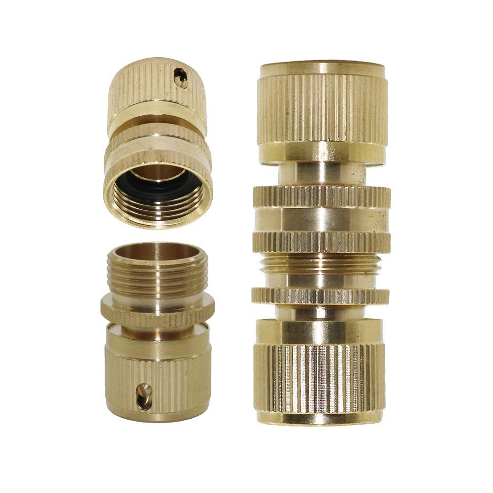 Jinhao 3/4" Male Thread 3/4" Female Thread Brass Quick Connectors Garden Irrigation Accessories Car Wash Pipe Fittings