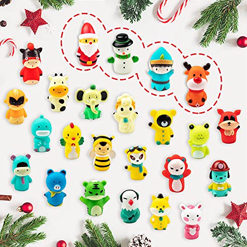 Vanmor Finger Puppets Advent Calendar 2022 For Kids Toddlers