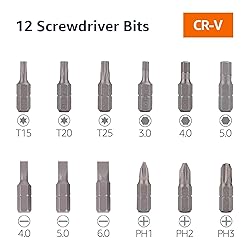 Amazon Basics 12 Piece Ratcheting Magnetic