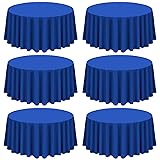 Showgeous 6 Pack Royal Blue Tablecloth 108 Inch