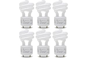 Xtricity Compact Fluorescent GU24 2 Prong Light Bulb Base, T2 Mini Spiral, 13W (60 Watt Equivalent), 2700k Soft White, 900 Lu