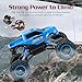 DOUBLE E RC Cars Newest 1: 12 Scale Remote Control Car with Two Rechargeable Batteries & Dual Motors Off Road RC Trucks, High Speed Racing Car for Kids, Blue