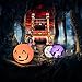 Halloween Pumpkin Lantern - Jack o Lantern [4 Pack]LED Pumpkin Spider Bat Skeleton Light - Halloween Indoor Outdoor Holiday Party Decor Paper Lantern