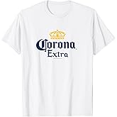 Officially Licensed Corona Extra Crown Logo T-Shirt Small