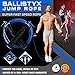 Ballistyx Jump Rope with Adjustable Speed Cable & Contoured Ball Bearing Handles - Best for Exercising, Boxing & MMA, Home Fitness & Sports Training (Blue)