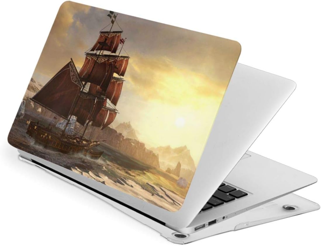 Anime Game Assassin's Creed Laptop Case MacBook Non-Slip Durable Waterproof Plastic Hard Shell Case,for MacBook New Air 13/Air 13/15 Inch/Touch 13/15inch PVC Laptop Protective Cover air13