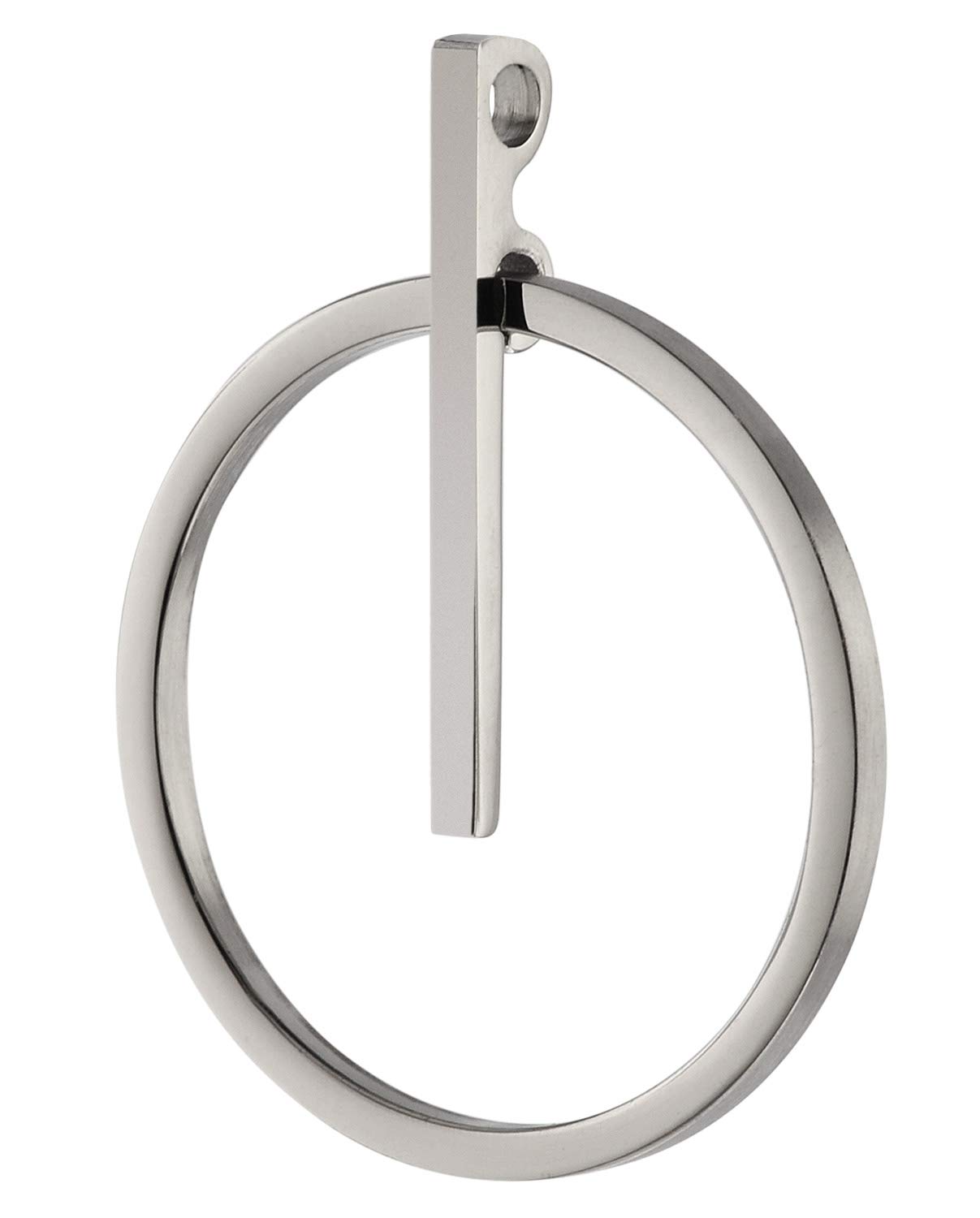 Boccia 07023-01 Titanium Hair Protector Pendant, Titanium