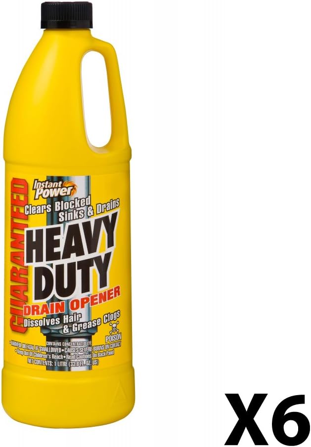 6 X Scotch Corporation Heavy Duty Liquid Drain Opener 1 Litre Amazon