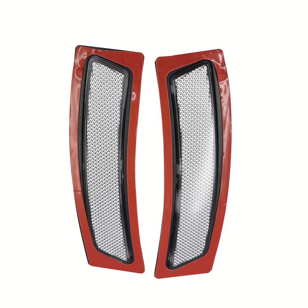 GSRECY Front Bumper Reflector Side Marker Lights