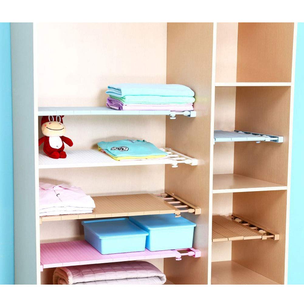 Ganchos para colgadores Aisoway Cajón Ajustable Divisor Estante de