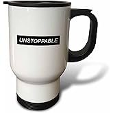 3dRose Unstoppable 14oz Stainless Steel Travel Mug