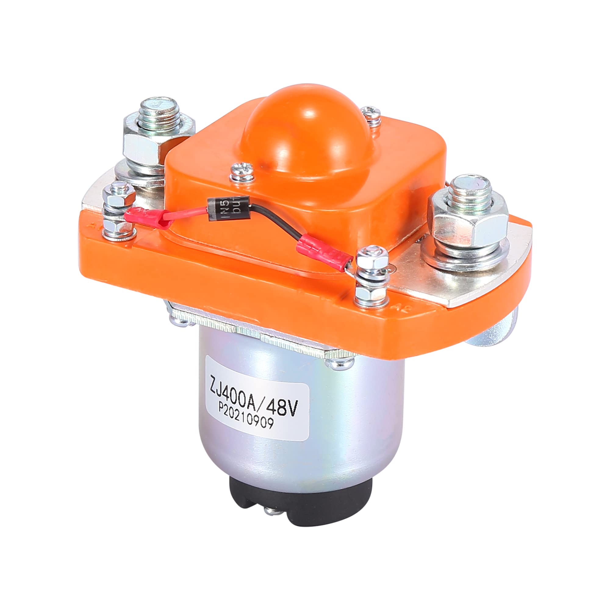 Photo 1 of (see all images) X AUTOHAUX MZJ-400A Main Contactor Solenoid Metal Plastic for Golf Cart 48 Volt 400A Solenoids Replacement