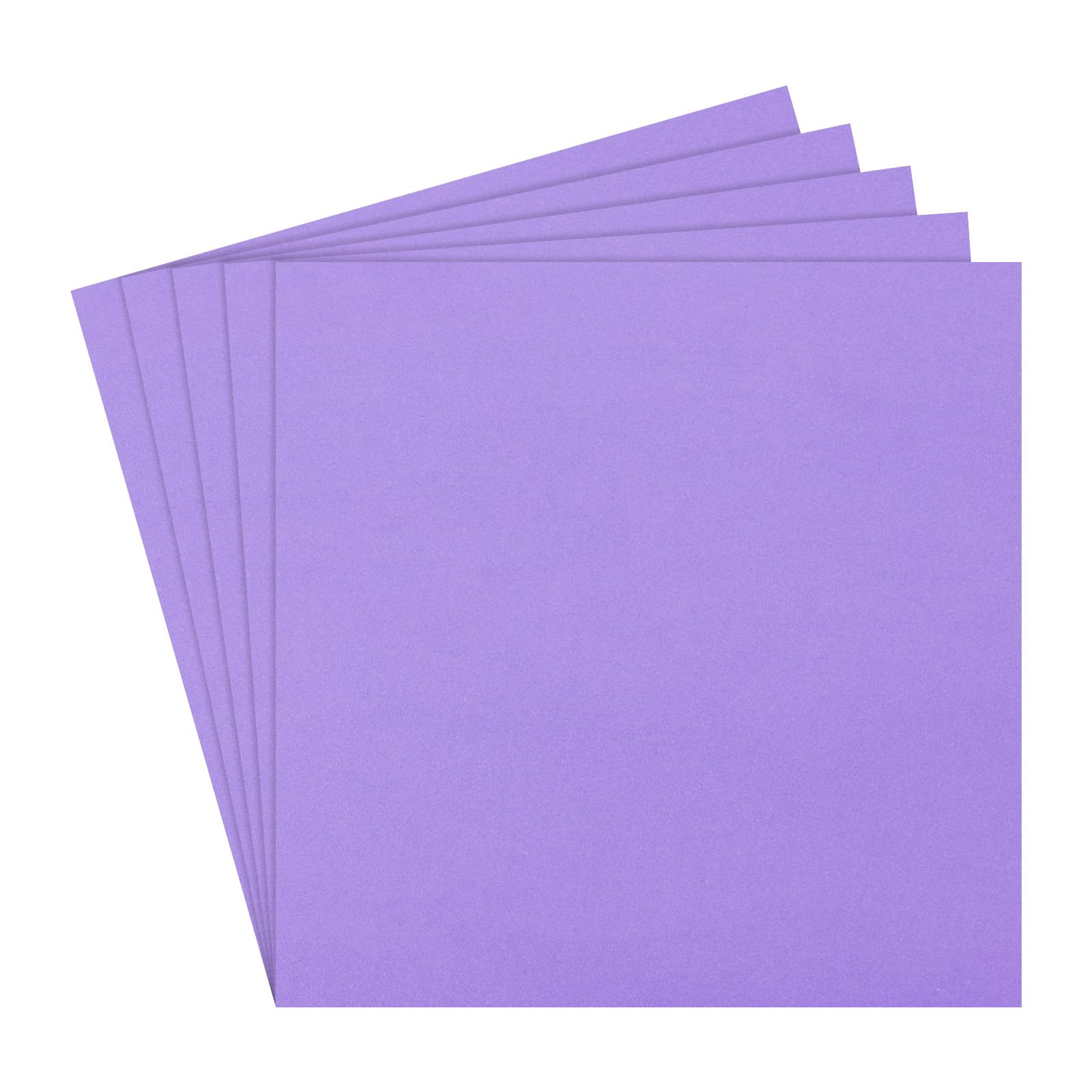 Rebower 5Pcs Foam Sheets Crafts Foam Arts Paper 20 x 20 x 1/32 Inch [for Crafts Project, Scrapbooking, DIY, Party Handicraft, Costumes]-50cm x 50cm x 1mm / Deep Purple