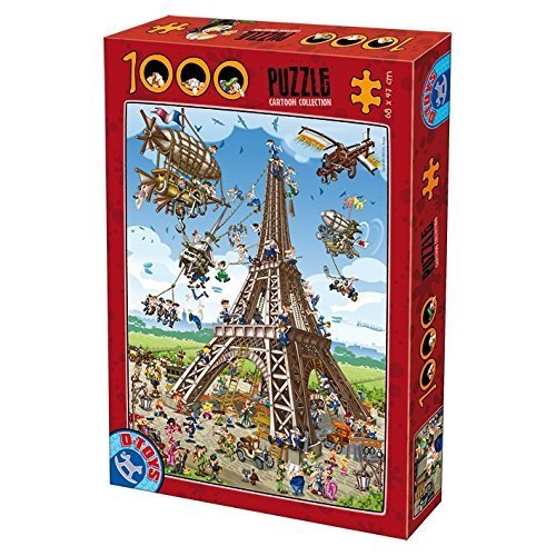 D-Toys - CARTOON COLLECTION Jigsaw Puzzle 1000 - Eiffel Tower