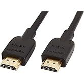 Amazon Basics High-Speed 4K Ultra HD HDMI 2.0 Cable / Cord, 3ft / 0.9m, 18 Gbps, 60 Hz, 2160p, 48 bit, male-to-male, Ethernet