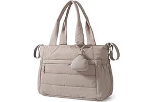 BAGSMART Diaper Bag Tote, Baby Bag with Pacifier Case Large Travel Diaper Tote for Mom Hospital Bag for Labor Delivery