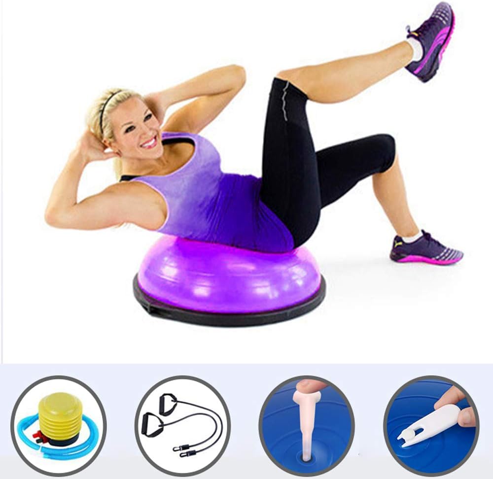 semi circle exercise ball