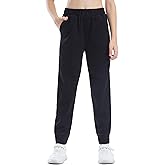 THE GYM PEOPLE Girls Soft Workout Sweatpants Lightweight Casual Athletic Joggers Pants with Pockets