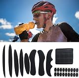 RongLeDAI 2 Set Helmet Padding Kit Universal Foam Pads Black view 4