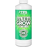 TPS NUTRIENTS Ultra Grow One Part Veg Plant Fertilizer with All NPK Cal-Mag and Micros, 1 Quart (32 oz)