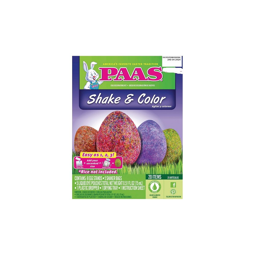 PAAS Shake & Color Easter Egg Decorating Kit